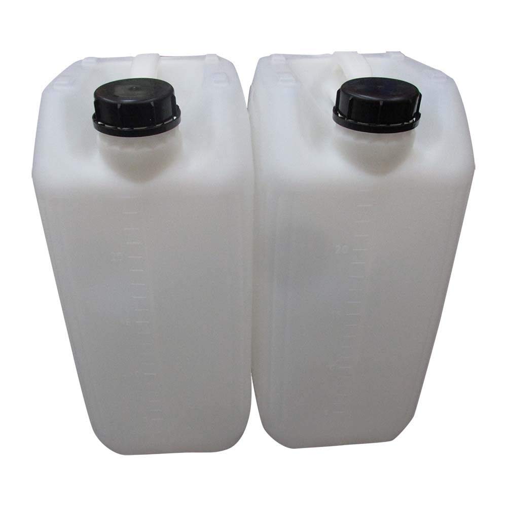 Buy hogred 2 X 20 litre new plastic bottle jerry can water container