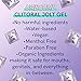 UNBOUND Jolt Gel - Water Based Lube - Vegan, Organic, Paraben Free, Menthol Free Oil Lubricant for Women (10 Pack)