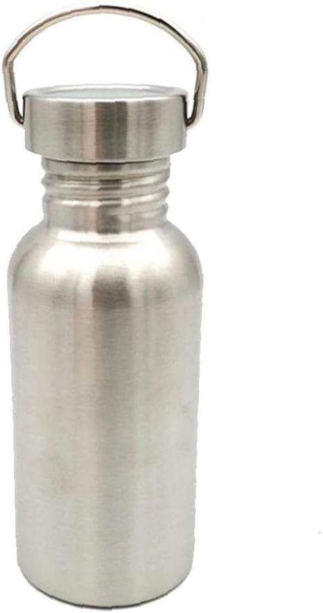 1 Set Portable Sports Water Bottle Travel Mug Pure Stainless Steel With Fish Mouth Spreader Perfect For Outdoor Sports Camping Hiking Cycling Amazon Co Uk Sports Outdoors