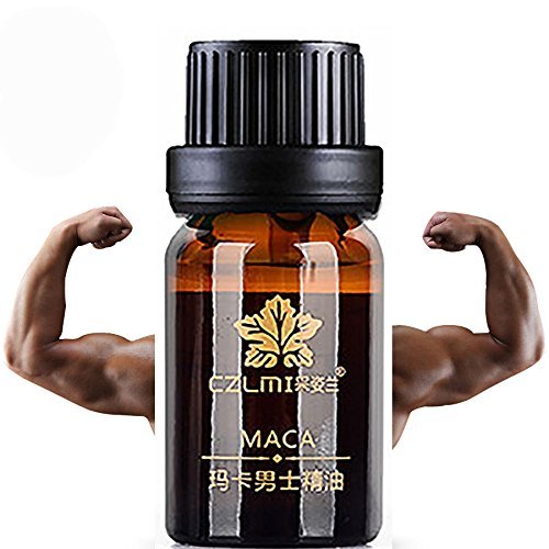 Maca Big Dick Penis Enlargement essential Oil Sex Delay For Men 4pcs X 10 ml