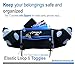 Outdoorsman Lab Running Hydration Belt with Water Bottles (2X BPA-Free 6 Oz)