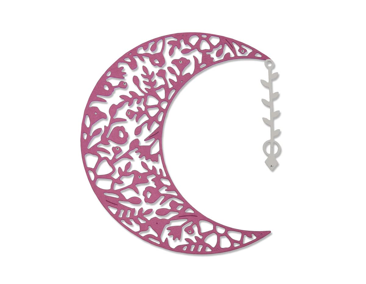 Sizzix Thinlits Die Set 663415 Luna Moon Steel by Sophie Guilar, 2 Pack, Multi Colour, One Size