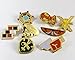 Pokemon Gym Badges set of 8PCS (Brown)