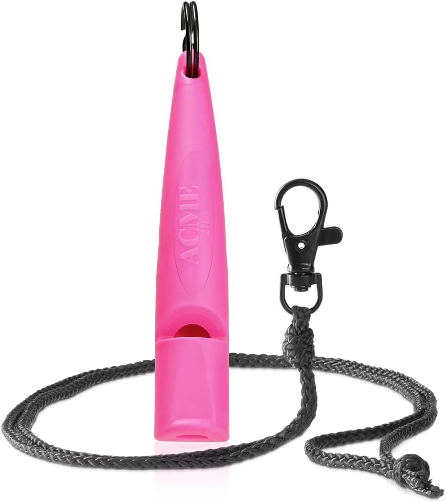 ACME Alpha Dog Whistle 211.5 Matte Black with Free Band Long Range Recall