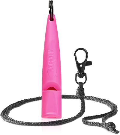 ACME Alpha Dog Whistle 211.5 Matte Black with Free Band Long Range Recall