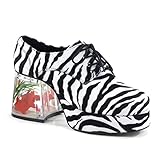 Funtasma by Pleaser Men's Halloween Pimp-02,Zebra,L