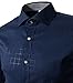 Benibos Men's Casual Long Sleeve Plaid Slim Fit Dress Shirts
