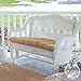 Coral Coast Casco Bay Resin Wicker Outdoor Glider Loveseat