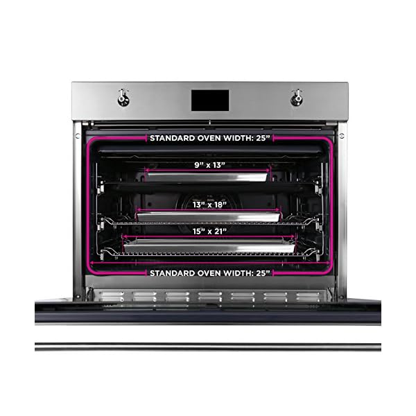 GRIDMANN 13" x 18" Commercial Grade Aluminum Cookie Sheet Baking Tray