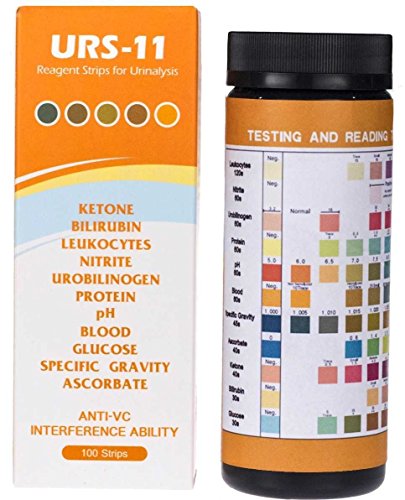 Urine test strips 11 parameter fda approved, results in…