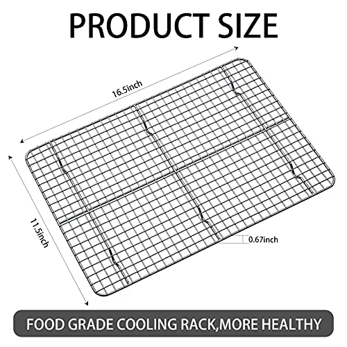 Estmoon Cooling Rack Stainless Steel, Cooling Racks for Baking, 16.5