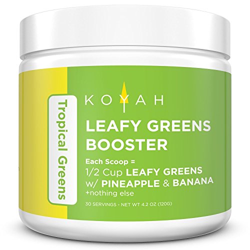 image for KOYAH - Organic Leafy Greens Booster Powder - Tropical Greens: 1 Scoop