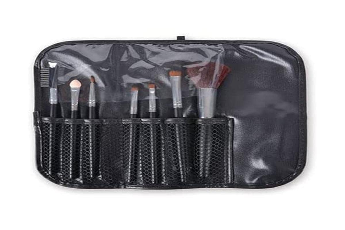 BIFULL Set of 7 TIKA Black Makeup Brushes Set, Single, Standard