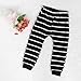 1Set Infant Baby Boy's Letter Print T-Shirt Tops+Striated Pants Outfits Clothes (9 Months)