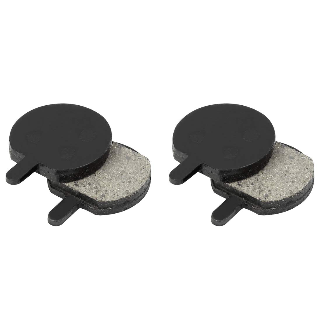 X AUTOHAUX 2 Pair Semi Metal Bike Bicycle Resin Disc Brake Pads Black 28x22mm