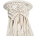 Mkono 2 Pack Mini Macrame Air Plant Holder Boho Tillandsia Hanger Modern Hanging Indoor Planter Home Deocor for Small Plants, Wall Decorations, Prefect Gifts