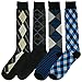 SUTTOS Men's Women's Unisex Knee High Cotton Soft Long Dress Socks,1-4 Pairs