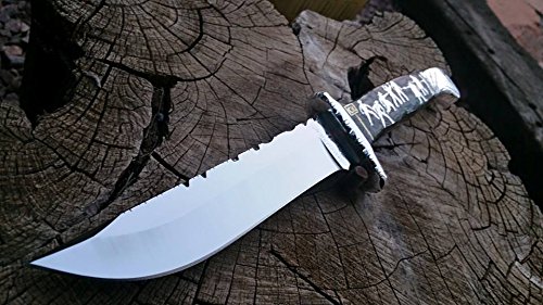Buck 124 OK Corral/ Boot hill theme knife. Bowie type knife, Frontiersman