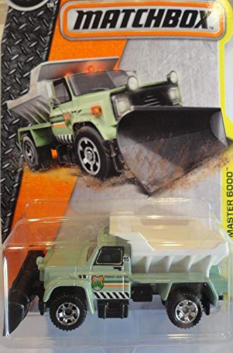 Matchbox 2017 Plow Master 6000 Snow Plow Truck 36/125, Light Green