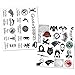 S-003 46pcs Game of Thrones Season 8 Stickers 2 Sheets/Pack MacBook Pro Vinyl Stickers MacBook Air Stickers for Water Bottles Hydro Flask Stickers Vsco Stickers Laptop Stickers