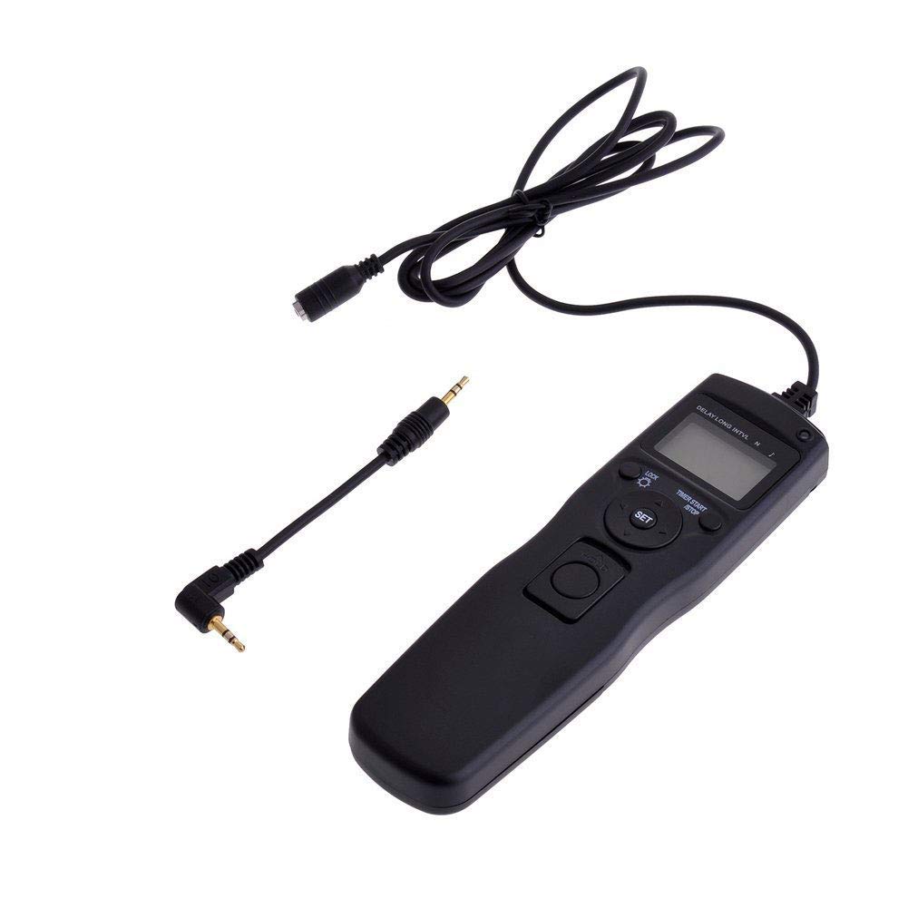 Abuycs Remote Shutter Release Controller Set Time Lapse Intervalometer Timer for Canon EOS 60D 70D 77D 80D 550D 600D 650D 700D 750D 760D 800D 1000D 1100D 1200D 1300D Pentax K-7 K-5 K5II K100D