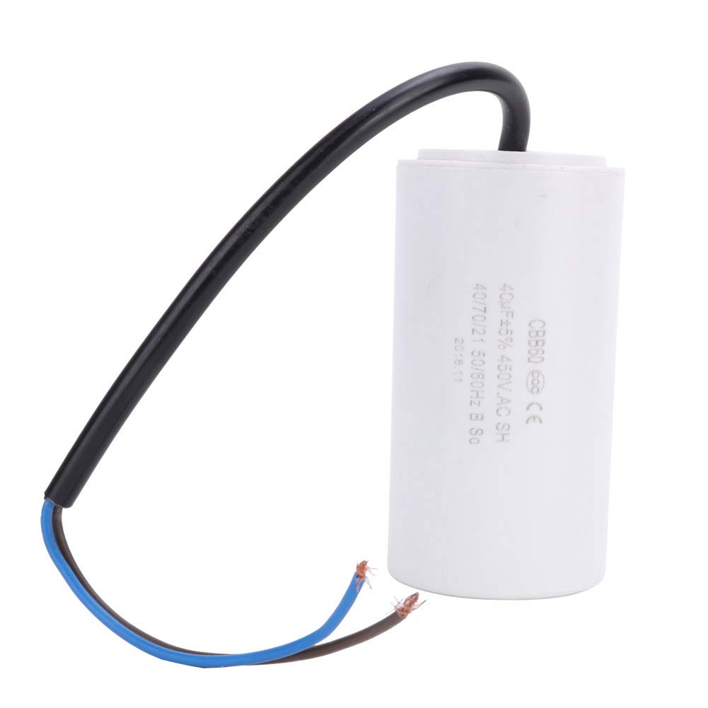 Motor Running Capacitor CBB60 450V 40uf 0.2 Sheathed Line Running Capacitor