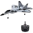 GoolRC WLtoys XKS A180 RC Airplane, 2.4Ghz 2 Channel Remote Control Plane with 6 Axis Gyro System, Adjustable Rudder, Brushless Motor and 1 Batteries, Easy to Fly RTF Foam RC Aircraft for Adults