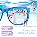 RIVBOS Rubber Kids Polarized Sunglasses With Strap Glasses Shades for Boys Girls Baby and Children Age 3-10 RBK023 （Blue）