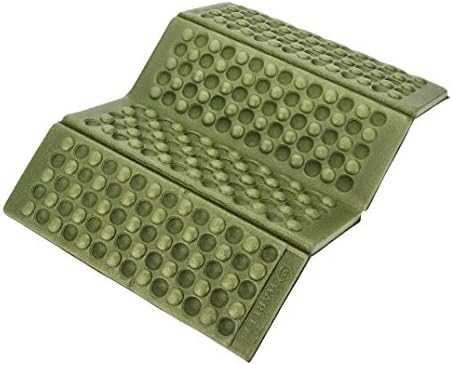 2-Pack Foldable Waterproof Foam Chair Seat Pad Mat Cushion Cover For Outdoor Travel Camping Fishing Hiking Picnic Beach Garden Patio, Various Colors Available, Ships from U.S (Green)