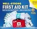 WELL-STRONG First Aid Kit 210 Pieces with Durable and Compact Canvas Bag for Home, Car, School, Office, Sports, Travel, Survival, Adventure, Marine, Outdoor Hiking and Campingthumb 3