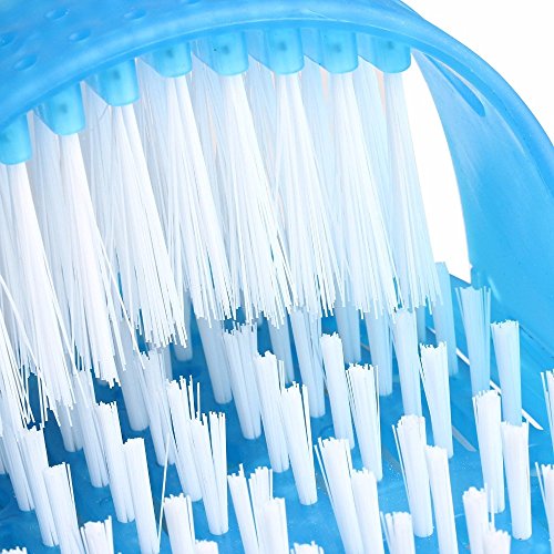 Wall of Dragon Foot File Scrubber Easy Feet Foot Cleaner Spa Slippers Brush Massager Clean Bathroom Shower Clean Blue Foot Care Treatment - Thumbnail 2