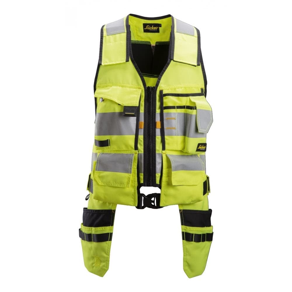 Snickers Workwear AllroundWork CL1 High-Vis Tool Vest, yellow,L