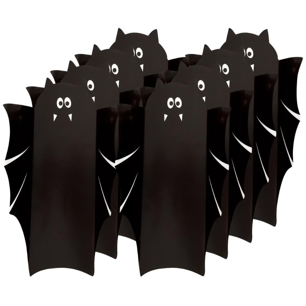 Unique Party 63561 - Bat Halloween Sweet Holders, Pack of 8