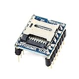 Solu U-disk audio player SD card voice module MP3 Sound module WTV020-SD-16P Arduino// Mini SD Card MP3 Sound Module For PIC Arduino WTV020-SD-16P