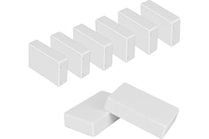 HoHaing Project Box 8 Pieces Electrical Box Small Junction Box ABS Plastic Enclosure Power Electronic Case White 3.94" x 2.36" x 0.98"(100 x 60 x 25mm)