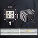 LED Light Bar 20W 3inch Driving Light LED Pods Spot Beam Fog Light Offroad Super Bright LED Work Light for Truck Jeep ATV UTV SUV Boat 2 Years Warranty by HILLSKING