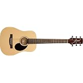 Jasmine JM10-NAT Acoustic Guitar Natural | Compact body; Spruce top; Sapele back and sides