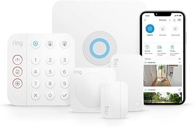 Ring Alarm-Set - S | Alarmanlage für Haus & Wohnung mit WLAN und Sensoren | Alarm-Benachrichtigungen direkt auf dein Smartphone | haustierfreundlich | Funktioniert mit Alexa