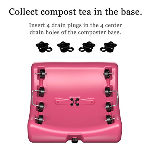 Envirocycle The Cutest Composter in The World in Pink, Made in The USA