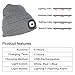 TAGVO Unisex Beanie with The Light, USB Rechargeable LED Headlamp Cap, Hands Free Headlamp Flashlight Hat, Winter Warm Knitted Night Lighted Hat, Men Women Gifts for Dad Father Husband