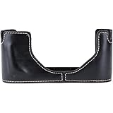 PDXD-share Camera Half Case PU-Leather Case for Leica M8 / M9 / M-E Camera(Black)