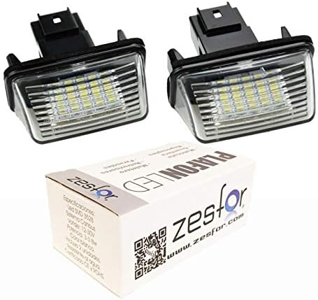 Amazon Fr Zesfor Feux De Plaque D Immatriculation Led Pour Citroen Berlingo B9 M49 Et M59