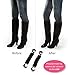 Boottique Boot Clips, Boot Straps, Boot Snugs for Smooth Pants (Black 3