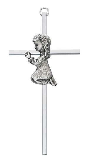 baptism crosses for baby girl