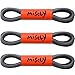 Miscly 3 Pairs Round Shoe laces for Shoes, Sneakers & Boots (54″ (137 cm), Grey)