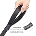 2 Handle Nylon Dog Leash by Luckyandco, 4 Feet Long Padded Handle Nylon Lead for Medium and Large Dogs Daily Walking & Training, Black