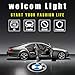 Car Door LED Logo Projector Light,Homose Ghost Shadow Welcome Lights Symbol Emblem Courtesy Step Lights Ground Lamp Kit (For BMW 2 Pack)