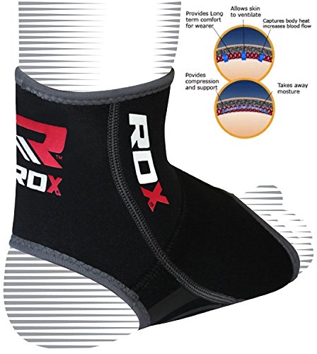 Rdx neoprene ankle brace foot guard mma pad protector a…