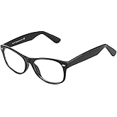 Cyxus Semi Rim Blue Light Glasses for Men Women TR90 Metal Frame UV Blocking Computer Glasses Clear Lens Square Eyewear