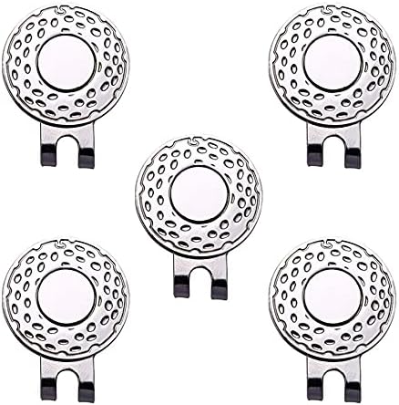 GHHJX Magnetic Golf Cap Clip Golf Ball Aiming Marker Professional Golf Training Aids Accessories,5 Pieces GHHJX Magnetic Golf Cap Clip Golf Ball Aiming Marker Professional Golf Training Aids Accessories,5 Pieces